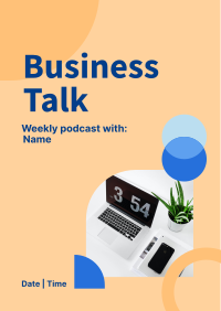 Startup Business Podcast Flyer Design