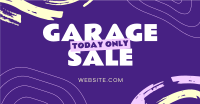 Garage Sale Doodles Facebook Ad Design