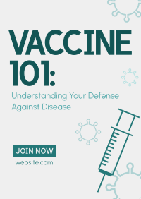 Health Vaccine Webinar Poster Image Preview