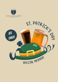 St. Patrick Beer Promo Poster Design