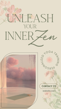 Yoga Floral Zen Instagram story Image Preview