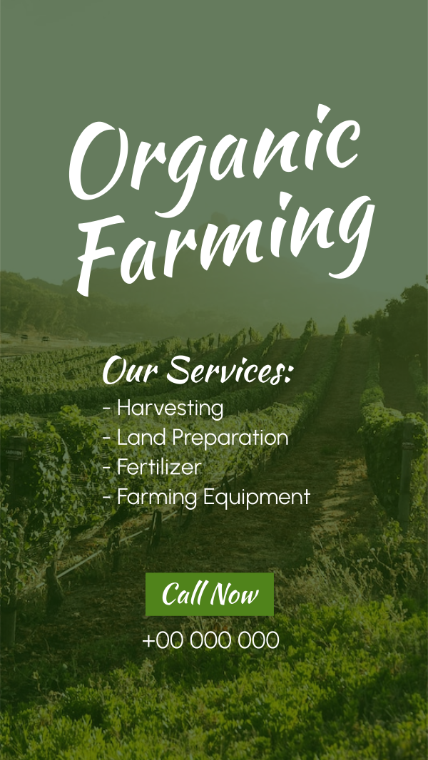 Farm for Organic Instagram Story Design Image Preview