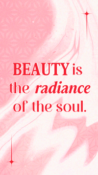 Generic Beauty Quote Facebook Story Design