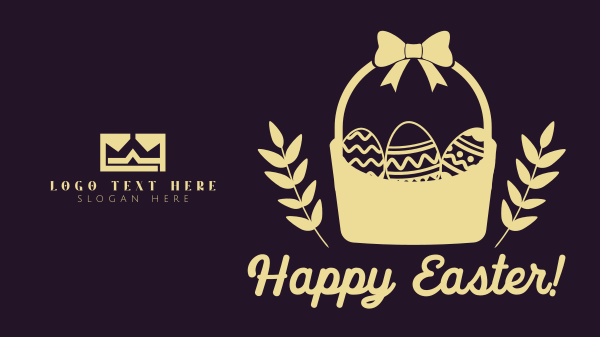 Easter Egg Basket Facebook Event Cover Design Image Preview