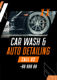 Car Wash Auto detailing Service Flyer Image Preview