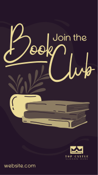 Bibliophile Club Facebook Story Design