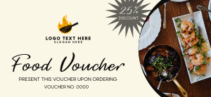 Food Discount Gift Certificate Image Preview