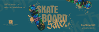 Streetstyle Skateboard Sale Twitter Header Design