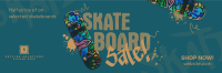 Streetstyle Skateboard Sale Twitter Header Image Preview