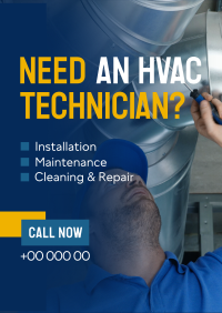 HVAC Technician Poster Image Preview