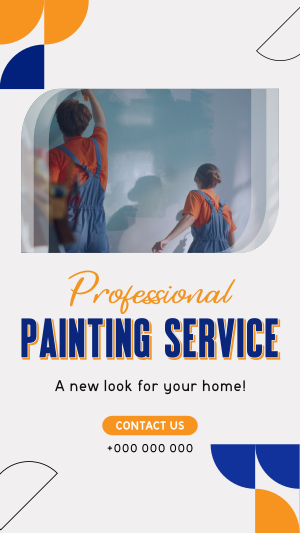 Professional Painting Service Facebook story Image Preview