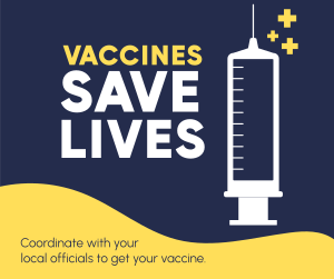 Vaccines Save Lives Facebook post