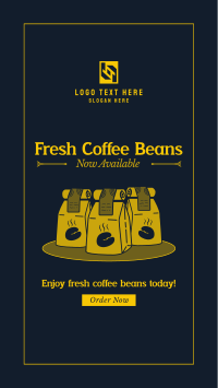 Fresh Coffee Beans Instagram Reel Preview