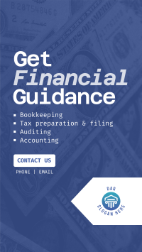 Financial Guidance Services Instagram story Image Preview