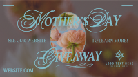 Mother Giveaway Blooms Facebook Event Cover Design