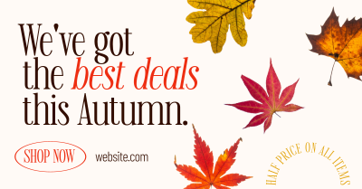 Autumn Leaves Facebook ad Image Preview