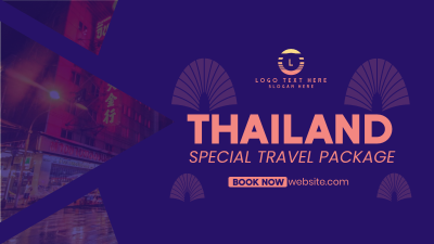 Thailand Travel Package Facebook event cover Image Preview