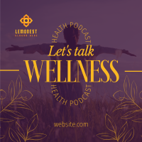 Wellness Podcast Instagram Post Design