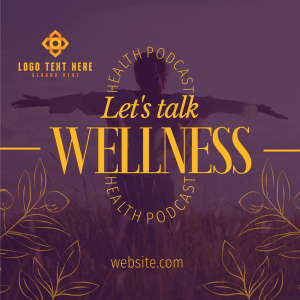 Wellness Podcast Instagram post Image Preview