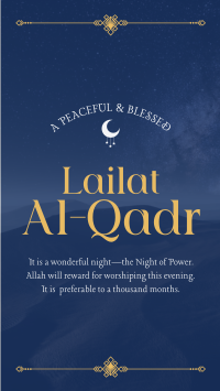 Peaceful Lailat Al-Qadr Video Image Preview