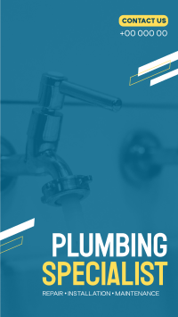 Plumbing Specialist Instagram reel Image Preview