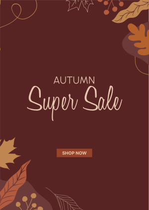 Autumn Leaves Sale Poster Image Preview