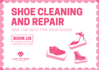 Shoe Cleaning and Repair Postcard Preview