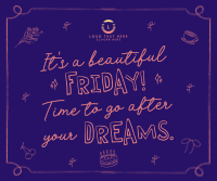 Quirky Friday Doodle Facebook Post Preview