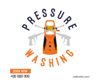 Pressure Washing Facebook Post Design