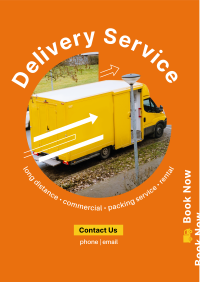 Trucking Delivery Flyer Design