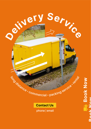Trucking Delivery Flyer Image Preview