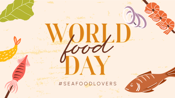 Seafood Lovers Facebook Event Cover Design