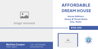 Affordable Dream House Twitter Post Design