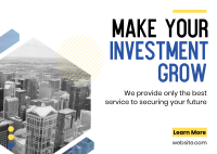 Make Your Investment Grow Postcard Image Preview