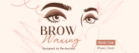 Eyebrow Waxing Service Facebook Cover Design