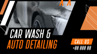 Car Wash Auto detailing Service Video Image Preview