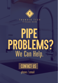 Fast Plumbing Service Poster Image Preview