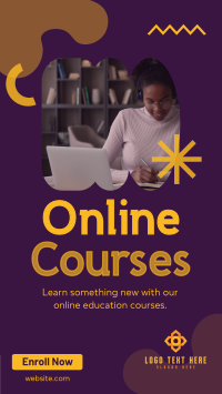 Online Education Courses Instagram Story Design