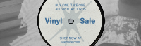 Vinyl Record Sale Twitter header (cover) Image Preview