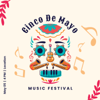 Cinco De Mayo Music Fest Instagram post Image Preview