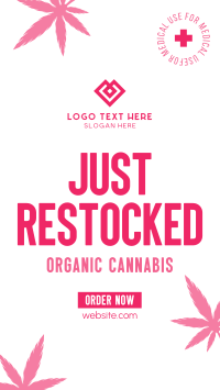 Cannabis on Stock Instagram Reel Design