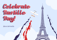 Viva la France! Postcard Image Preview