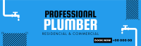 Professional Plumber Twitter header (cover) Image Preview