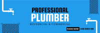 Professional Plumber Twitter Header Image Preview