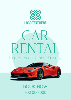 Lux Car Rental Flyer Image Preview