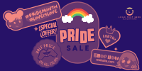 Proud Rainbow Sale Twitter Post Design