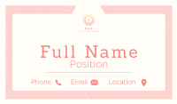 Borderline Hex Business Card Image Preview