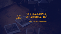 Life is a Journey YouTube Banner Design