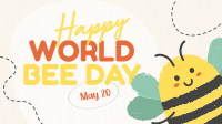Modern Celebrating World Bee Day Facebook event cover Image Preview