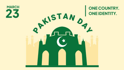 Pakistan Day Celebration Facebook event cover Image Preview